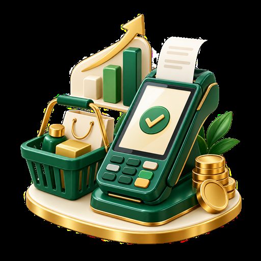 شاشة المبيعات في Cashier POS